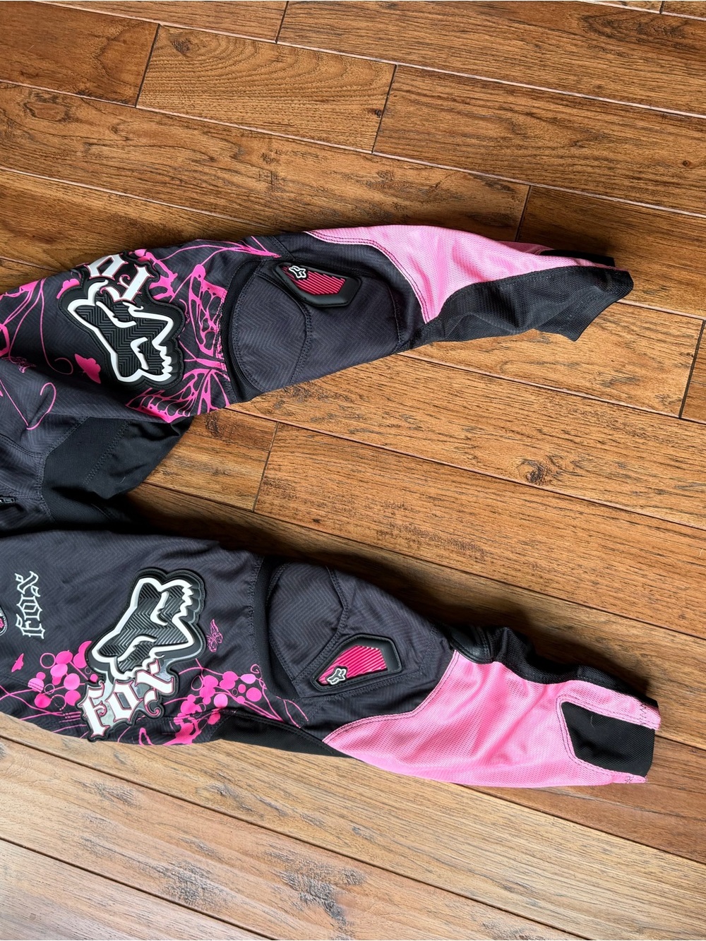 Fox Kids Black and Pink Motocross Joggers